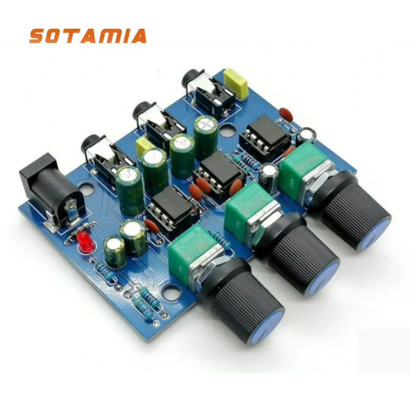 Audio Without Music - SOTAMIA 2チャンネルオーディオ、1入力2出力、1入力2出力、マルチチャンネル音楽ミキシングヘッドセットアンプミキサー