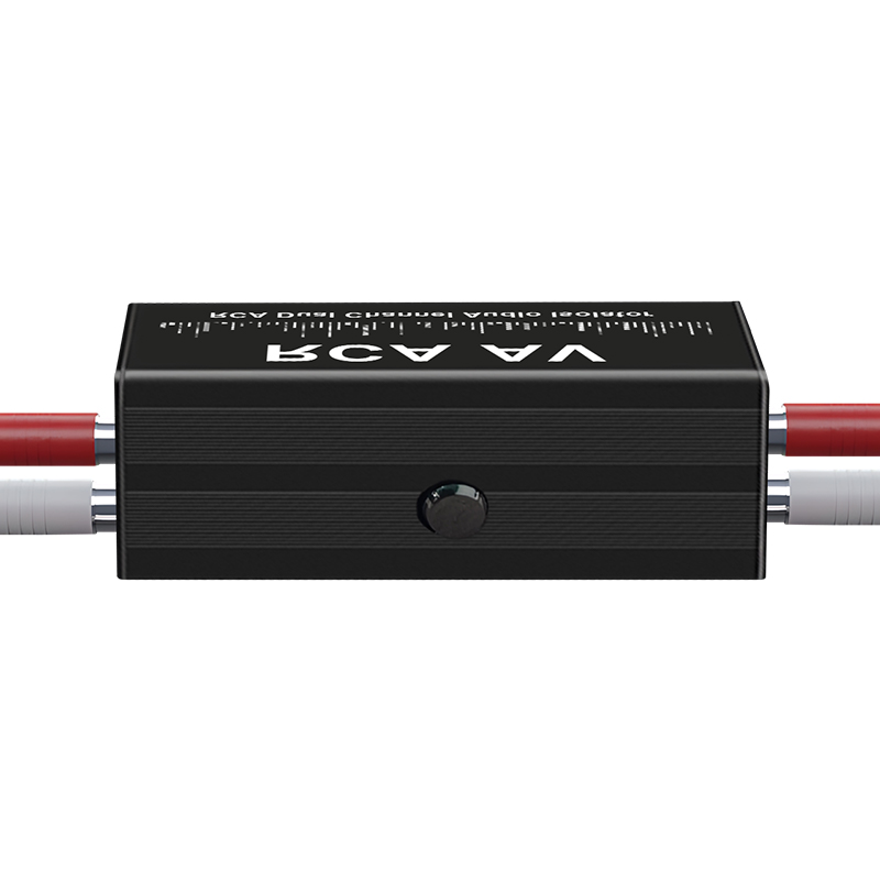 Audio With Music - ポータブル 2 チャンネル RCA グランドループアイソレータープロフェッショナルハムエリミネーターオーディオ信号アイソレーターノイズフィルターミュージカルアクセサリー