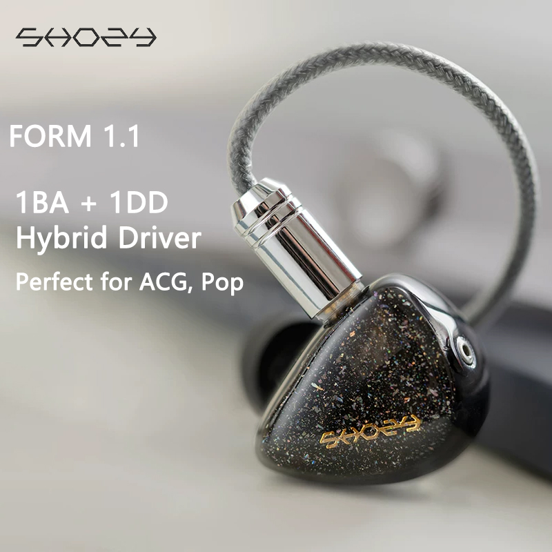 Audio Music Technology - Shozy Form 1.1 ハイブリッド IEM 有線