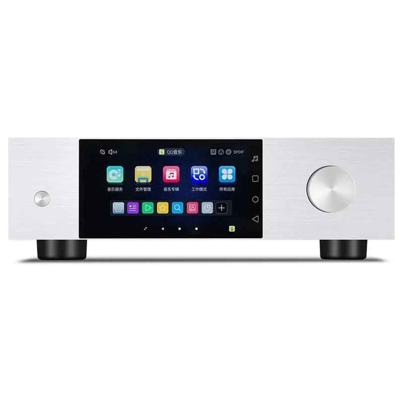 Audio Without Music - D35 Hi-Fi ワイヤレス音楽ストリーマー WiFi6 アプリ制御、高忠実度オーディオデコーダー、ホームオーディオシステムのCD代替品