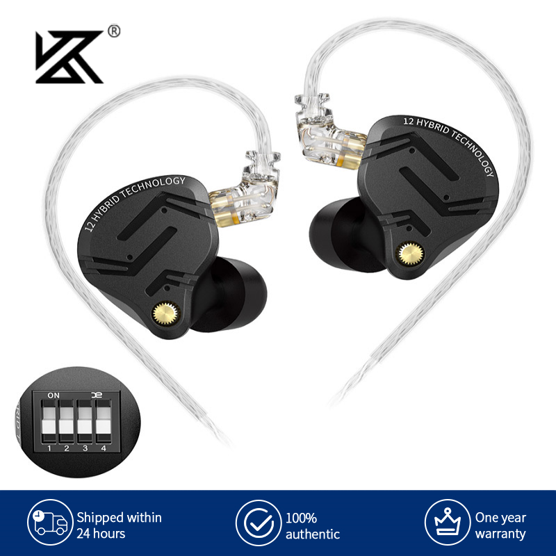 Audio Music Technology - KZ ZS12 PRO X メタルイヤホン 1DD+5BA