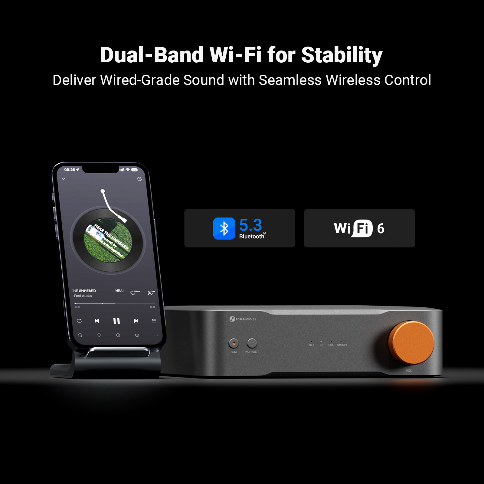 Fosi Audio ハイレゾ音楽ストリーマー DAC Bl - Audio Without Music のレビューと価格