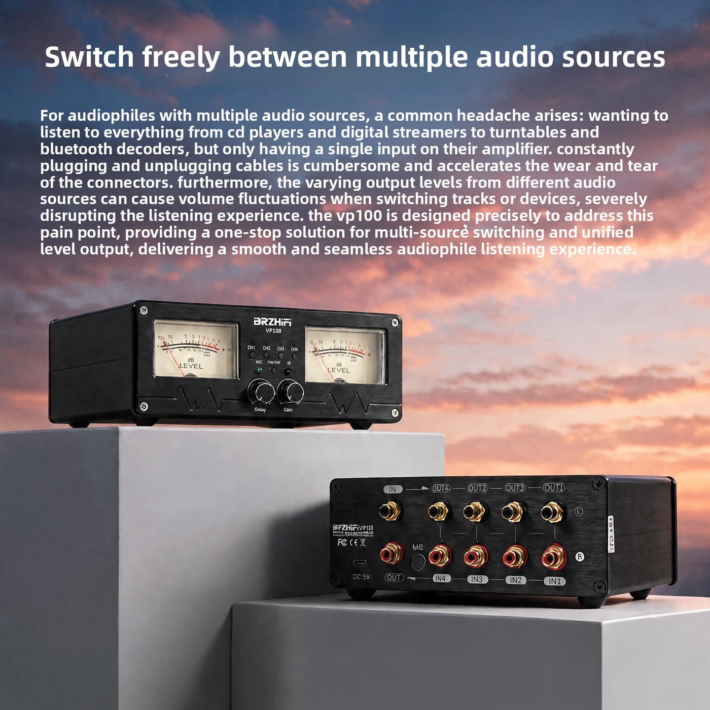 BRZHIFI 2027 新型 VP100 ミュージックレベ - Audio Without Music のレビューと価格