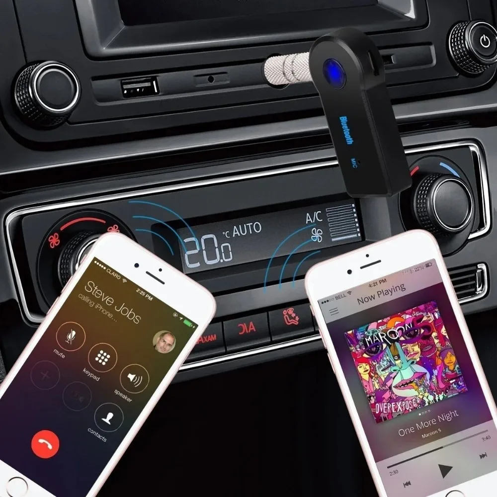 Bluetooth4.2 AUX オーディオステレオ音楽 3 - Audio Without Music のレビューと価格