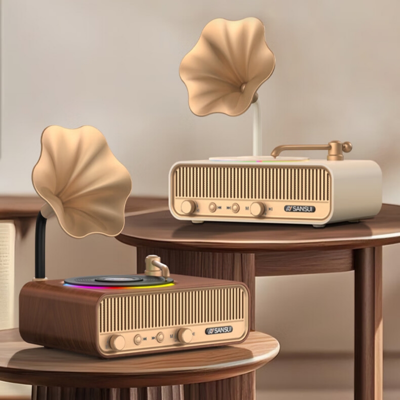 V13 ワイヤレス Bluetooth スピーカーレトロ蓄音 - Apple Music Audio Quality のレビューと価格