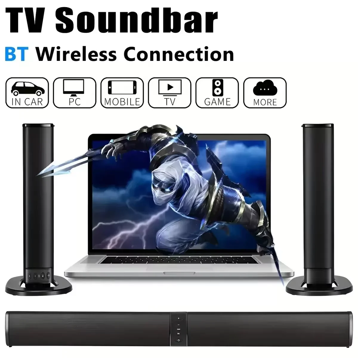 BS-36 スーパーパワーサウンドブラスター ワイヤレスBl - Audio Music Visualizer のレビューと価格