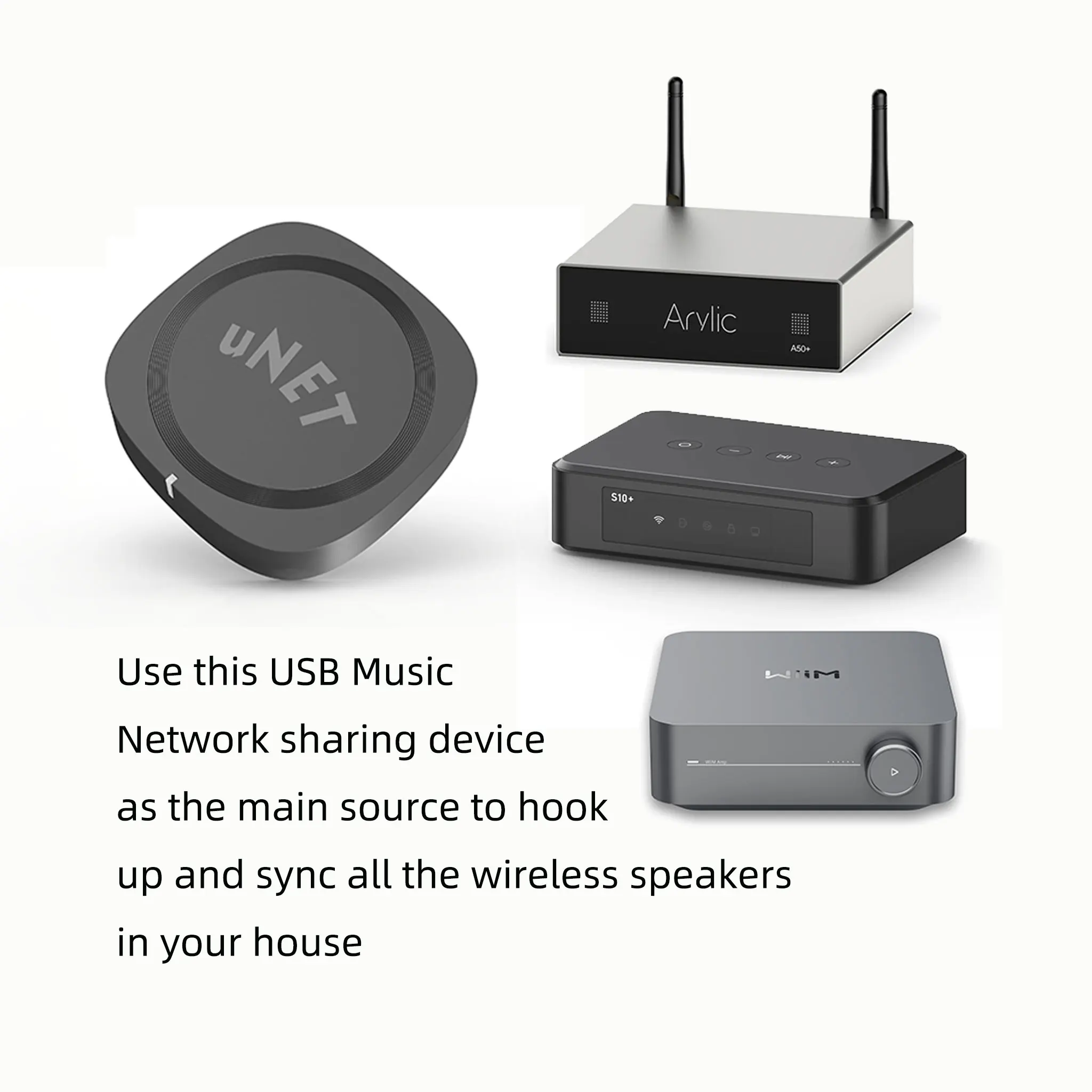 Audiocast uNET - USB音楽ネットワーク共有 - Audio Music Network のレビューと価格