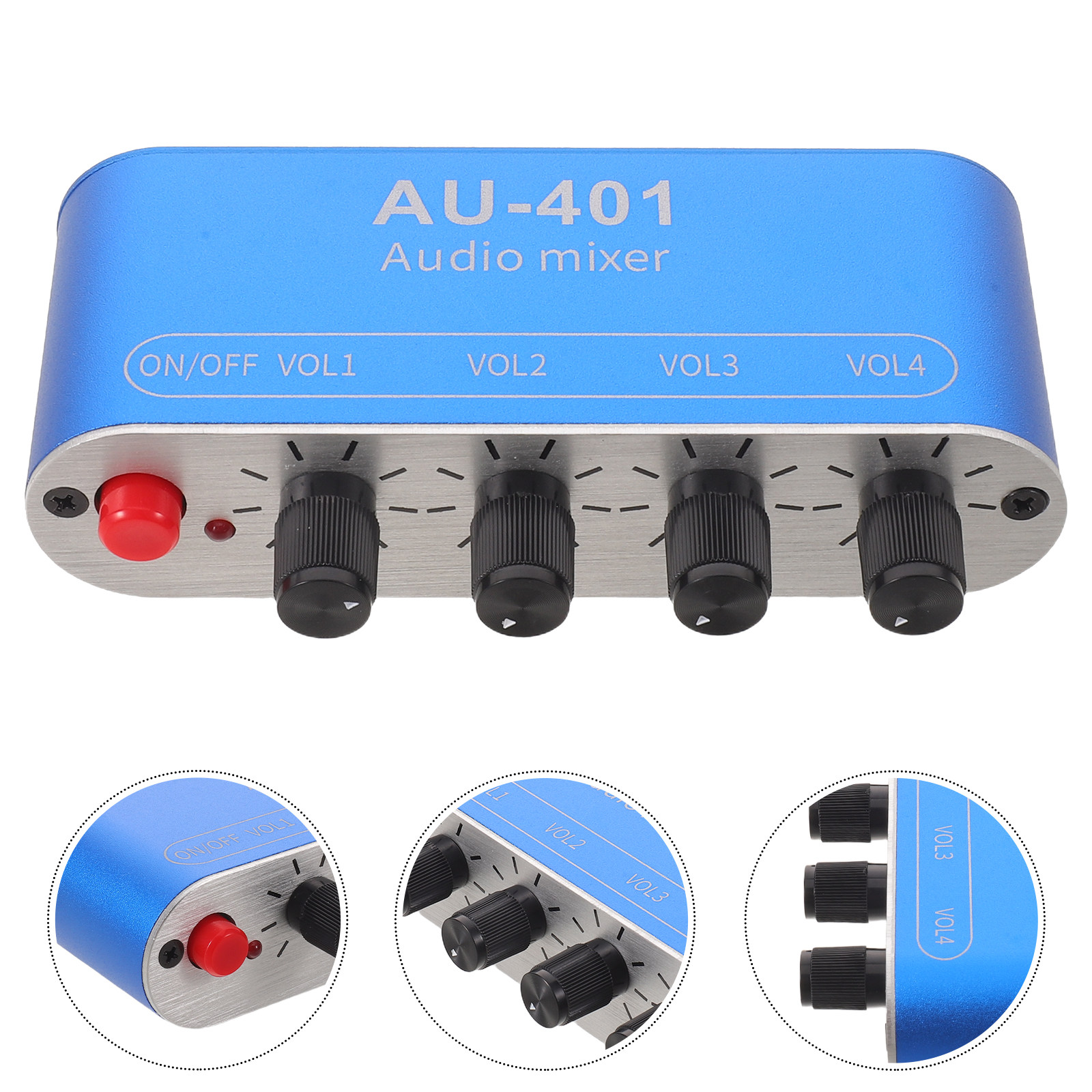 4チャンネルオーディオミキサー コンパクトステレオミニ 3. - Audio With Music のレビューと価格