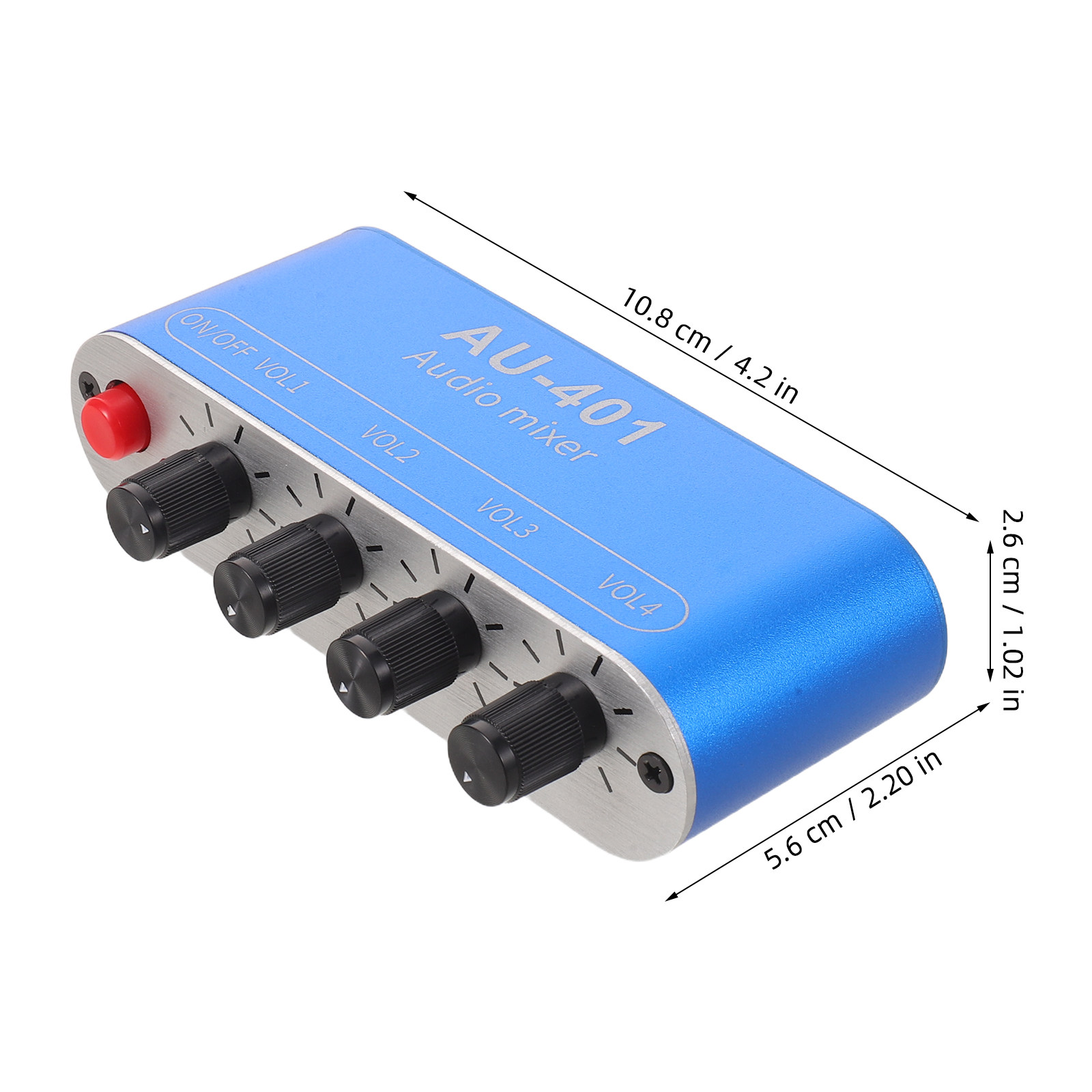 4チャンネルオーディオミキサー コンパクトステレオミニ 3. - Audio With Music のレビューと価格
