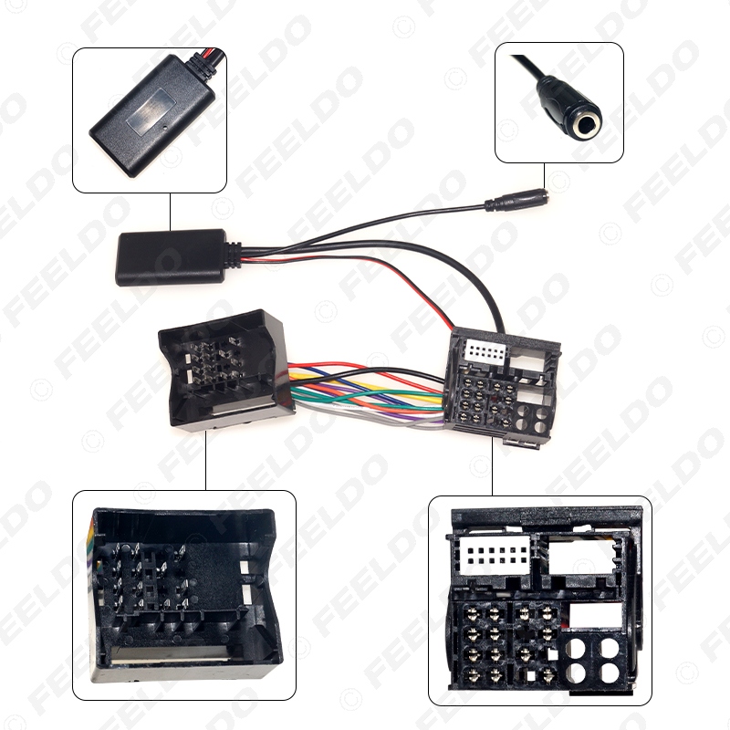 FEELDO 車の Bluetooth モジュール AUX- - Audio Without Music のレビューと価格