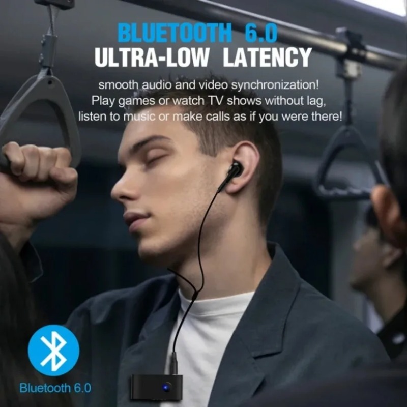 Bluetooth 5.0オーディオレシーバー、有線イヤホン - Audio Without Music のレビューと価格