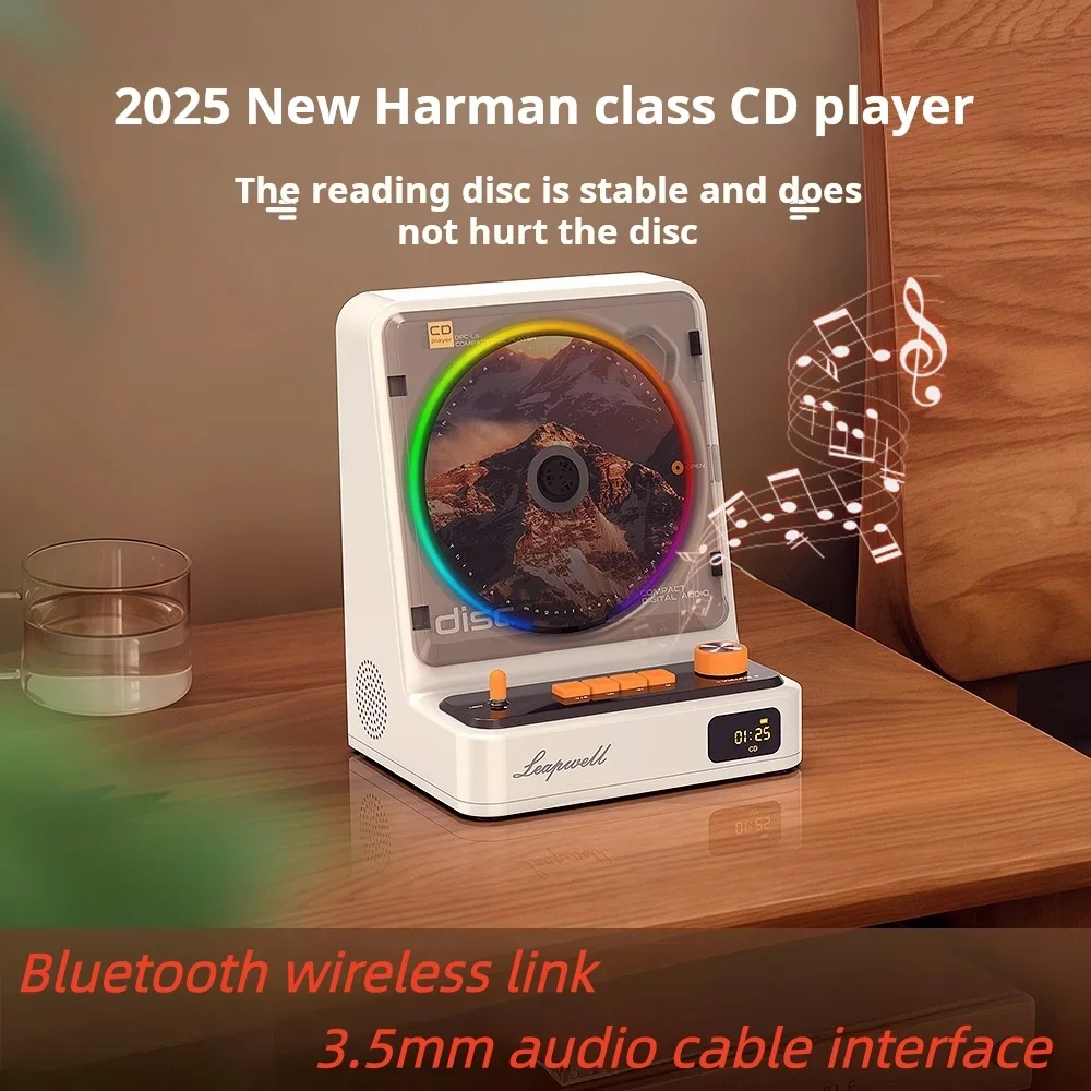 新しい L-CD211 レトロ CD プレーヤーワイヤレス  - Apple Music Audio Quality のレビューと価格
