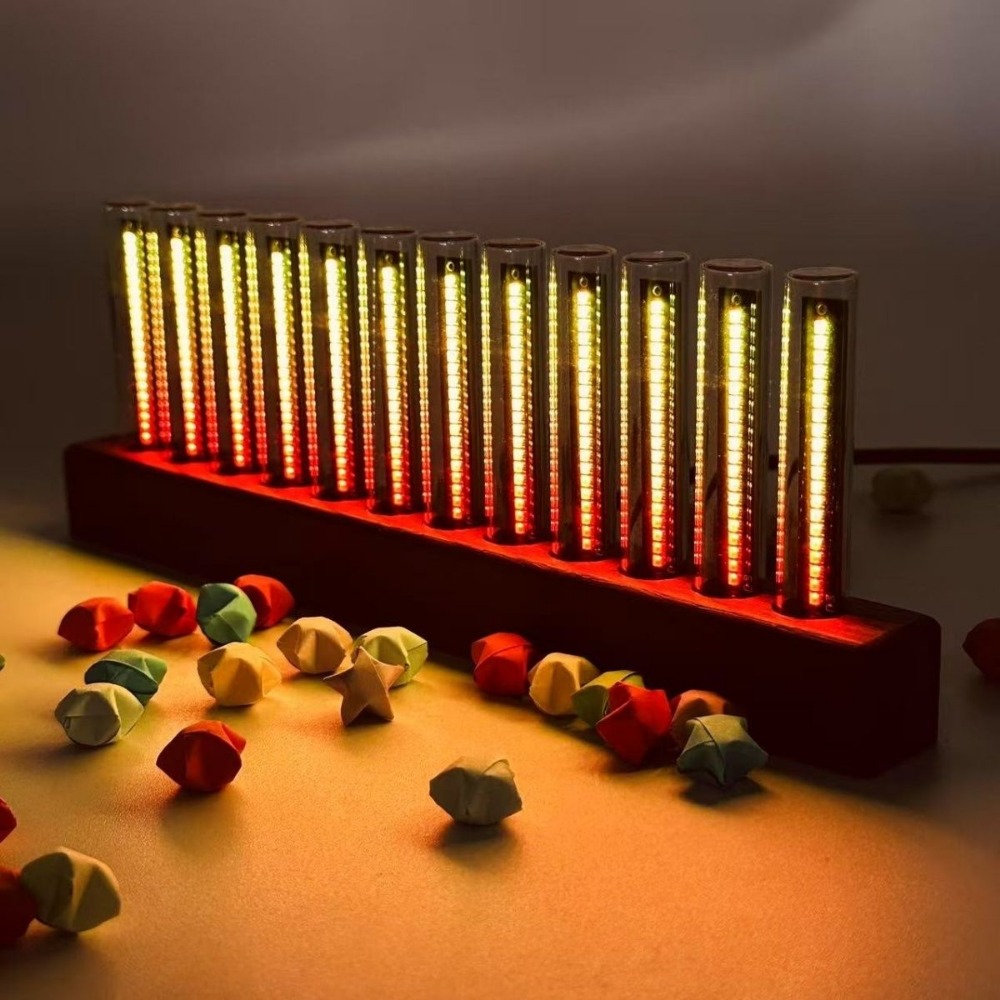 新型12チューブフルカラーLEDピックアップミュージックRG - Audio Music Visualizer のレビューと価格