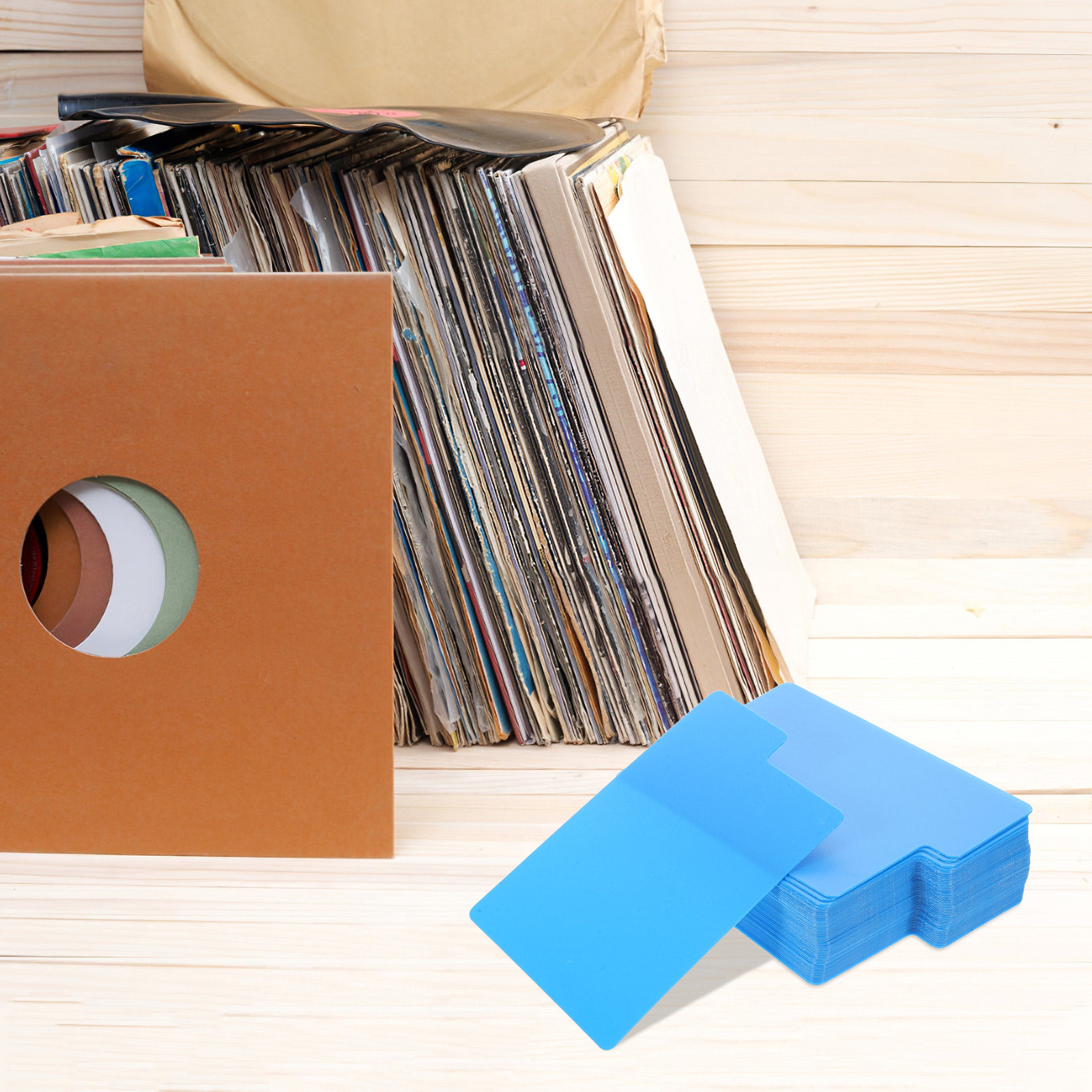 50 個のビニールレコードディバイダー DIY ブランク書き - Audio Music Separate のレビューと価格