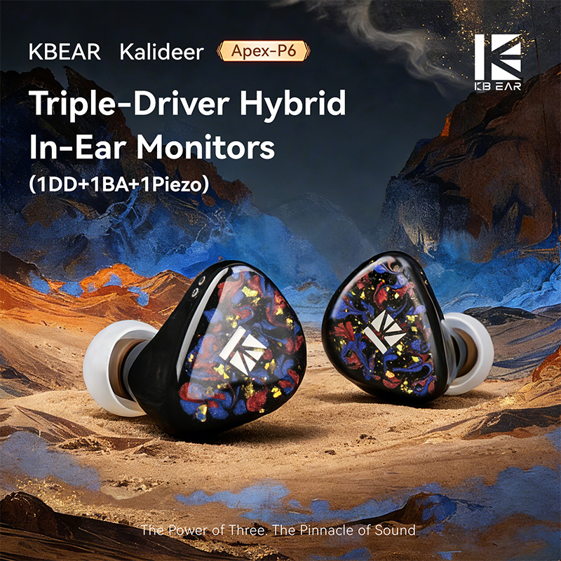   KBEAR Kalideer Apex-P6 HiF - Audio Music Technology のレビューと価格