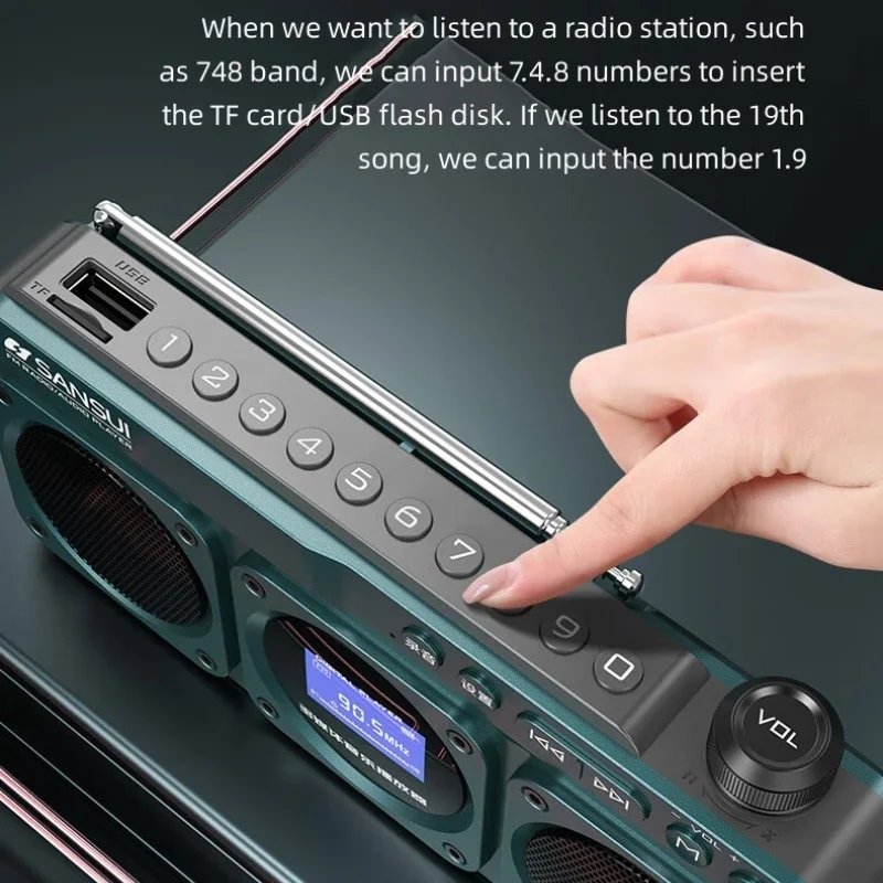 ポータブル F28 FM ラジオ Hi-Fi 音質 LED  - Apple Music Audio Quality のレビューと価格