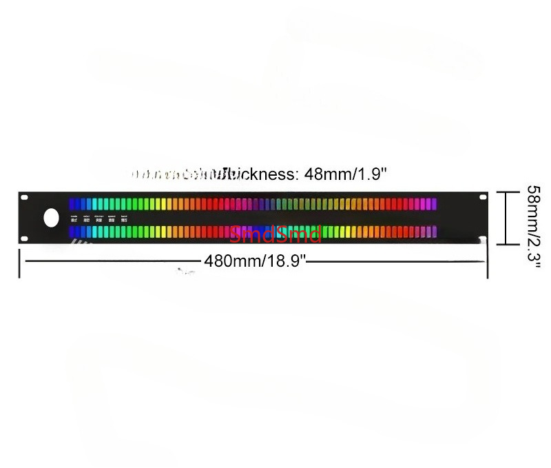 128ライトLEDミュージックスペクトラムディスプレイLED - Audio Music Visualizer のレビューと価格